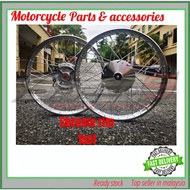 RIM CHROME SET HONDA C70/GBO/FAME/EX5/EX5 DREAM/C50/WAVE125/KRISS 1 HUB CHROME