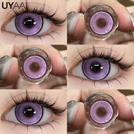【2 ชิ้น-10% 3 ชิ้น-15%】【NEW】Uyaai คอนแทคเลนส์สี แบบสไตล์หวานเย็น CrystalOrb Series ค่าอมน้ำ42% เลนส์