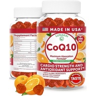 Lunakai USA Made CoQ10 Gummies for Adults – 200mg Coenzyme Q10 Supplement for Daily Heart, Energy & 