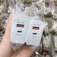 Samsung S22-5G PD 35W Fast Charger Dual Usb / Type-C Charger