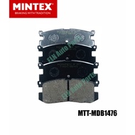 Mintex Rear brake Pads (English) (brake pad) MAZDA 626 TTL 4WS Year 1987-1991
