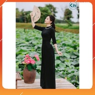 [SUPER VIP] Luxurious Black Ao Dai _High Quality Artistic Ao Dai _Ready-Made Ao Dai
