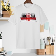 Z㊛Y6 Baju Kaos 17 Agustus Kemerdekaan Indonesia Katun Premium Size