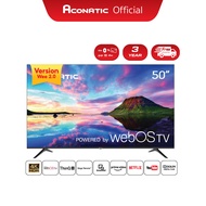 Aconatic ทีวี 50 นิ้ว LED 4K HDR WebOS TV (WEE 2.0 ) รุ่น 50US200AN Smart TV สมาร์ททีวี ระบบปฏิบัติการ WebOS (รับประกัน 3 ปี)