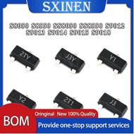 50PCS S8050 S8550 SS8050 SS8550 S9012 S9013 S9014 S9015 S9018 J3Y STY Y1 Y2 2T1 J3 J6 M6 J8 SMD Tran