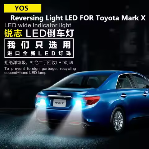 Reversing Light LED FOR Toyota Mark X 2006-2017 Parking Auxiliary Light 9W T15 5300 Headlight Modifi