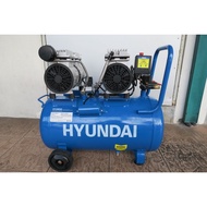 Hyundai HD60F2 (1500W / 2.0Hp) Twin-Motor Oil-Less Air Compressor 60L