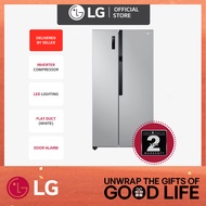 LG 20 cu. ft. Side by Side Refrigerator with Inverter Compressor RVS-B200LS  Delivered by Seller