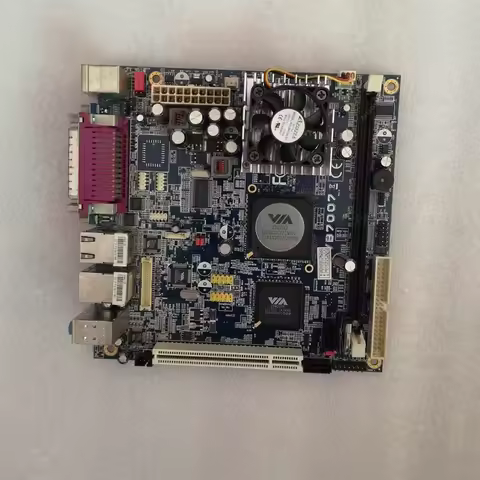 VIA VB7007 industrial control main board Mini-ITX POS main board 17 * 17 dual network interface card