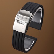 18/19/20/21/22/23/24mm Silicone Watch Band for Blancpain Fifty Fathoms Strap for Blancpain X S-watch