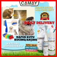 SPRAY CAMAY HAPUS KUTU/KURAP KUCING | ANJING ARNAB AYAM BURUNG HAIWAN BEBAS RACUN kurap, kudis kucin