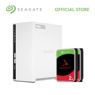 QNAP TS-233 ARM 4-core 2GB With 2x Seagate Iron Wolf 2TB ST2000VN004 NAS Internal Hard Disk Drive