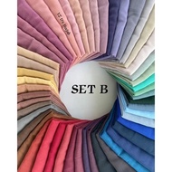 Bawal Cotton Voile Plain Bidang45 (VOL1)