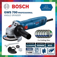 BOSCH 4" Angle Grinder GWS700 NEW 2023 Model Replace GWS060 / Mesin Grinder GWS 060 GWS 700 / 4" Mes
