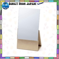 HORIUCHI MIRROR 2-way folding mirror that folds up to become taller, makeup mirror,[Direct from  Jap
