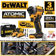 Dewalt Atomic DCF850D2A 6.35mm ( 1/4" ) 20V Brushless Cordless Compact Impact Driver ( DCF850D2, DCF