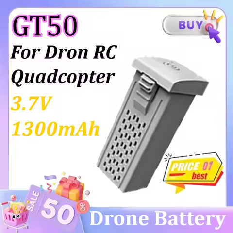 GT50 Drone Battery 3.7V 1300mAh Battery For GT50 Dron RC Quadcopter Replacement Battery GT50 Accesso