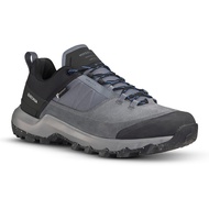QUECHUA 男款防水登山健行鞋 MH500－灰色／黑色
