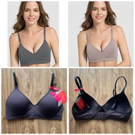 Sorella seamless bra S10-28672B wired special material Meryl