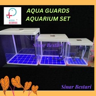 LIFE POWER Mini Akuarium Led Pam Betta Set Aquarium Guppy Pump tetra neon satay sobo laga giant seas