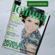 Majalah Wanita FEMINA Gaya Hidup Masa Kini Sampul  Carrisa Putri 2008