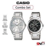 (Combo Set) Casio MTP-1183A & MTP-1246D Men Watch