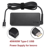 45W/65W USB C Power Supply Adapter Type C Laptop Charger Adapter AC Adapter for lenovo