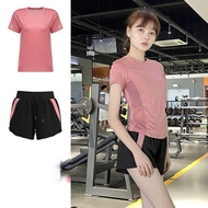 2-layer tracksuit for Gym and Running Gym Outfit Woman Set