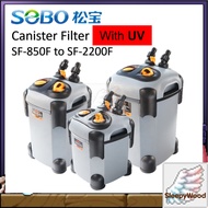 SOBO Canister Filter With UV External Filter SF-850F SF-1000F SF-1200F SF-1500F SF-2200F Penapis Kan