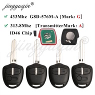 jingyuqin 433/313.8MHz Remote Car Key Fob for Mitsubishi ASX Lancer Х Outlander 2006-2014 G8D-576M-A