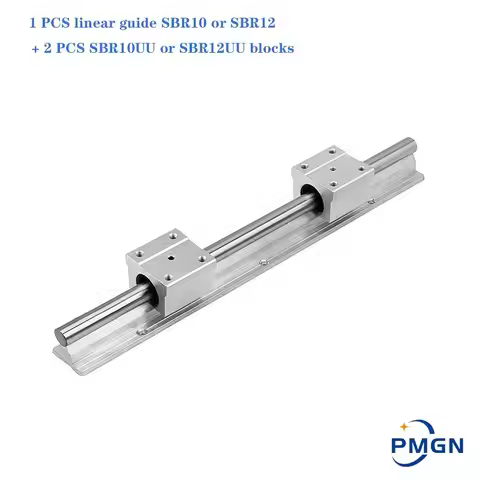 SBR Linear Rail SBR10 SBR12 Length 200-1000mm 1set: 1 Pcs Linear Guide SBR10 Or SBR12 + 2 Pcs SBR10u