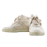 【日本直送】香奈兒 CHANEL 高筒運動鞋 經典菱格紋 G24838 帆布 米色 女仕【二手】