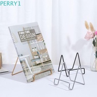 PERRY1 Display Holder Iron Art Multifunction Book Pedestal Holder Dish Rack Magazine Mobile Phone Desktop Placement Stand