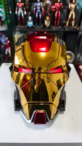 New Iron Man Mark 17 Heartbreaker Helmet Voice Controlled Electric Motor A English Voice Controlled 