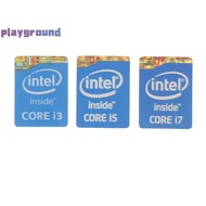 [playground] 5pcs 4th Generation Intel Core I3 I5 I7 Sticker Label Notebook Decoration [New]