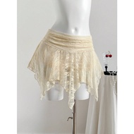 Fringed lace beach dress beach dress with lining lace beach mini dress