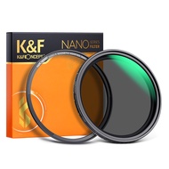 K&F Concept Magnetic ND2-ND32 Fader ND Filter Lens Neutral Density Variable Multiple Layer Coated 49