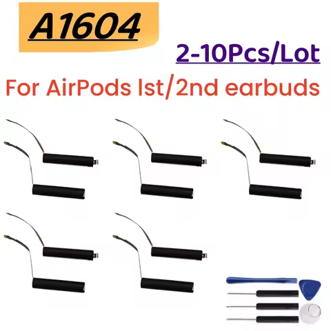2-10pcs A1604 Battery For AirPods 1st 2nd A1604 A1523 A1722 A2032 A2031 air pods 1 airpods 2 Replace