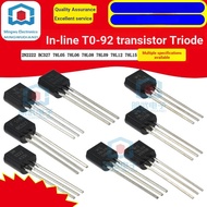 TO-92 Triode 2N2222 78L05 78L06 78L09 78L08 78L 09 78L12 78L15
