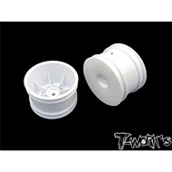 T-WORKS TE-218 Front/Rear Yellow/White 2.2" 12mm Hex (B6.1/B6.2/B64/B74/YZ2/YZ4/RB7/ZX7/D418/SRX2/SD