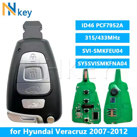 NHKEY for Hyundai Veracruz 95440-3J500/95440-3J600 433/315MHz Remote Control Car Key ID46 PCF7952 SY