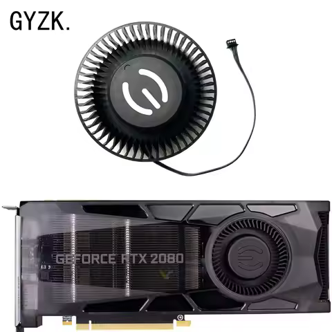 New For EVGA GeForce RTX2070 2070S 2080 2080ti 2080S Blower Graphics Card Replacement Fan PLB6625B12