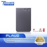 PLAUD Note AI Voice Recorder with Magnetic Case | Transcribe & Summarize with AI Technology - Black
