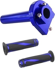Adsspro Motorcycle CNC Aluminum Universal Throttle Grip 7/8" 22mm Quick Twister Tube Motorized Lever