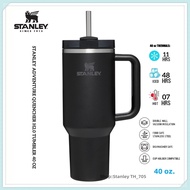 STANLEY ADVENTURE QUENCHER H2.0 TUMBLER 40 OZ BLACK LARGE CAPACITY STAINLESS STEEL BOTTLE สแตนลีย์ แ