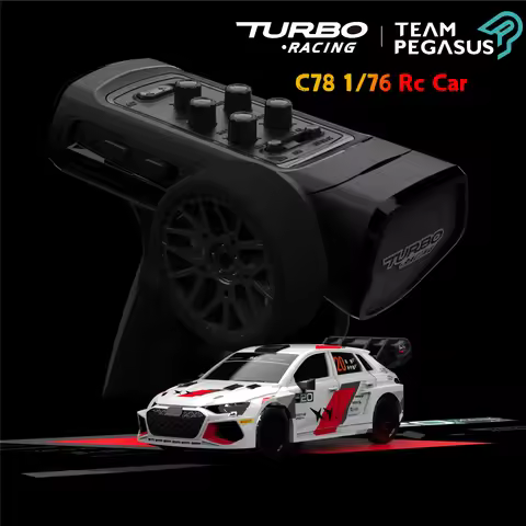 Turbo Racing C78 Pegasus 3 Official Joint Limited Edition Ultra-micro 1/76 Mini Rc Drift Car 2.4Ghz 