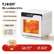TJean 18L Steam Oven I Visual Color Display I 8 Major Basic Modes I 47 Function Menus I One-Touch Au