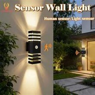 1pc Motion Sensor Wall Light, Light Sensor Wall Lamp, Modern GU10 Wall Sconce, Outdoor Waterproof Wa