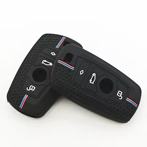 1pc Silicone Car Remote Key Case Cover For BMW 1 2 3 4 5 6 7 Series X1 X3 X4 X5 X6 F36 F25 F26 F30 F