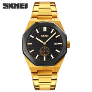 SKMEI 9262 Jam Tangan Pria Analog Chronograph Tali Stainless Steel